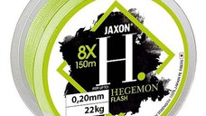 Fir textil Jaxon Hegemon 8X Flash, verde fluo, 150m (Diametru fir: 0.16 mm)
