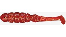 Grub Jackall Goodmeal Shad, culoare Red Gold Flake, 5cm, 7buc/plic