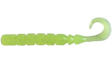 Grub Mustad Aji Finesse Micro, 6.3cm, Clear Chartreuse, 12buc/plic