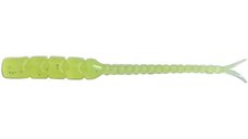 Grub Mustad Aji Micro Bachi 5cm Clear Chartreuse - 12 buc/plic