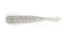 Grub Mustad Aji Micro Fla, Clear Silver Glitter, 5cm, 15buc/plic