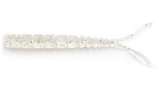 Grub Mustad Aji Micro Pilo, Clear Silver Glitter, 5cm, 15buc/plic