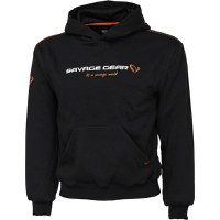 Hanorac Savage Gear Junior Logo Black Ink (Marime: L) - 1