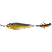 Lingura Oscilanta Live Target Flutter Shad Sinking, 5.5cm, 14g, Gold-Black - 1