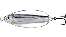 Lingurita oscilanta Livetarget Erratic Shiner, culoare Silver-Black, 5.5cm, 11g