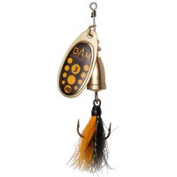 Lingurita rotativa Dam Effzett Executor Dressed, Nr.3, 6g, Blacky - 1