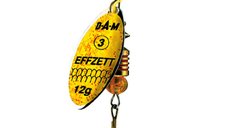 Lingurita Rotativa Dam Effzett Predator Nr.0, 3g, Culoare Reflex Yellow