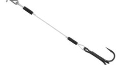 Montura Delphin BOMB! Twisto RIGS Fluorocarbon, 3buc/plic (Marime Ancora: Nr 8 - 8cm)