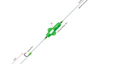 Montura Madcat Adjusta B River Worm&Squid 100mm, 2x8, 0, 160cm, 40g