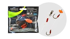 Montura Wizard Monster Surface Livebait Double Mono Rig pentru Pescuit la Somn (Cârlige Nr. 7/0R)