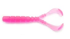 Mustad Aji Chiki Twister UV Clear Pink, 4.3 cm, 13 bucati/plic
