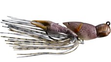Naluca Livetarget Hollow Crawfish Jig, culoare Grey-Brown, 4cm, 11g