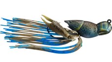 Naluca Livetarget Hollow Crawfish Jig, culoare Mud-Blue, 4cm, 11g