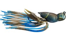 Naluca Livetarget Hollow Crawfish Jig, culoare Mud-Blue, 4cm, 11g