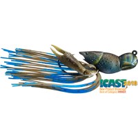 Naluca Livetarget Hollow Crawfish Jig, culoare Mud-Blue, 4cm, 11g - 2