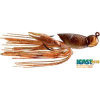 Naluca Livetarget Hollow Crawfish Jig, culoare Natural-Brown, 4cm, 11g - 2