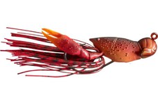 Naluca Livetarget Hollow Crawfish Jig, culoare Red, 4.5cm, 14g