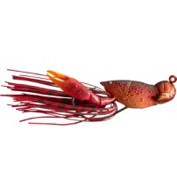 Naluca Livetarget Hollow Crawfish Jig, culoare Red, 4.5cm, 14g - 1