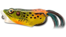 Naluca Livetarget Hollow Frog Popper, culoare Emerald-Red, 6.5cm, 14g