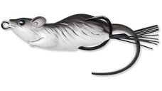 Naluca Livetarget Hollow Mouse, culoare Black-White, 6cm, 11g