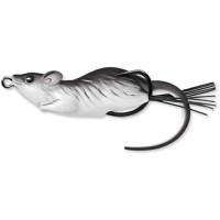Naluca Livetarget Hollow Mouse, culoare Black-White, 7cm, 14g - 1
