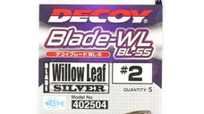 Paleta Oscilanta Decoy BL-6S Willow Leaf Argintie (Marime: 2)
