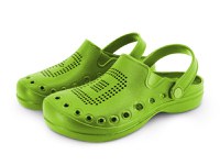 Papuci Delphin OCTO, Verde Lime (Marime: 38) - 1