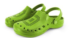 Papuci Delphin OCTO, Verde Lime (Marime: 38)