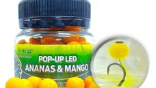 Pop Up LED MG Carp, 8mm, 50buc (Aroma: Ananas-Mango)
