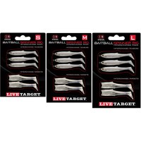 Rezerva Spinnerbait Livetarget Rig, Large, culoare Pearl White-Silver - 2