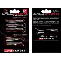 Rezerva Spinnerbait Livetarget Rig, Small, culoare Purple Pearl-Silver - 1