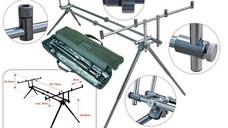 Rod Pod 4 lansete aluminiu Baracuda RP 3
