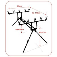 Rod Pod Baracuda RX6-5, 5 posturi - 2