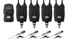 Set 4 avertizoare cu statie + hangere cu lant Delphin OPTIMO