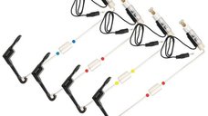 Set 4 swingere cu contragreutate si iluminare Baracuda