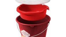 Set Delphin Atoma Combi 3 in 1, Galeata + Capac + Lighean (Varianta: 13 L)