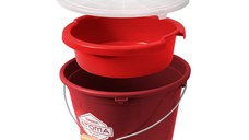 Set Delphin Atoma Combi 3 in 1, Galeata + Capac + Lighean (Varianta: 13 L)