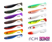 Shad Delphin BOMB Rippa, Jungle, 8cm, 5 buc - 2