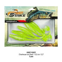 Shad Fast Strike Huky Kuky, Chartreuse Ice Shad, 13.5cm, 8.4g, 5buc/blister - 2