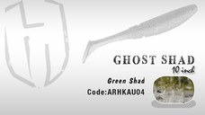 Shad Ghost 10cm  Green Shad  Herakles