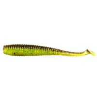 Shad Jackall Tail, Green Pumpkin Chartreuse, 7 cm, 6 buc - 1