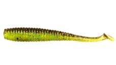 Shad Jackall Tail, Green Pumpkin Chartreuse, 7 cm, 6 buc