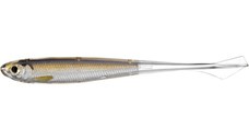 Shad Livetarget Ghost Tail Minnow Drophot, culoare Silver-Brown, 9.5cm, 4buc