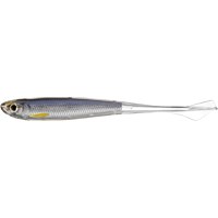 Shad Livetarget Ghost Tail Minnow Drophot, culoare Silver-Smoke, 11.5cm, 4buc - 1