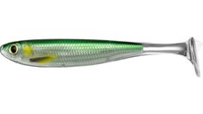 Shad Livetarget Slow-Roll Mullet Paddle Tail, culoare Silver, 10cm, 4buc