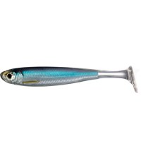Shad Livetarget Slowroll Shiner Paddle Tail, culoare Silver-Blue, 10cm, 4buc - 1