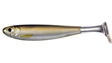 Shad Livetarget Slowroll Shiner Paddle Tail, culoare Silver-Brown, 12.5cm, 3buc