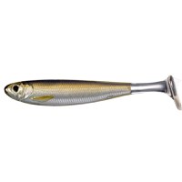 Shad Livetarget Slowroll Shiner Paddle Tail, culoare Silver-Brown, 12.5cm, 3buc - 1