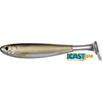 Shad Livetarget Slowroll Shiner Paddle Tail, culoare Silver-Brown, 12.5cm, 3buc - 2
