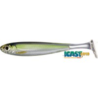 Shad Livetarget Slowroll Shiner Paddle Tail, culoare Silver-Green, 8.5cm, 4buc - 2